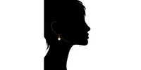 Rivka Friedman Pave Cubic Zirconia Disc Drop Earrings