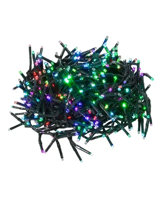 Kurt Adler 480-Light 15.7' Rgb Twinkle Led Connectable Cluster Garland