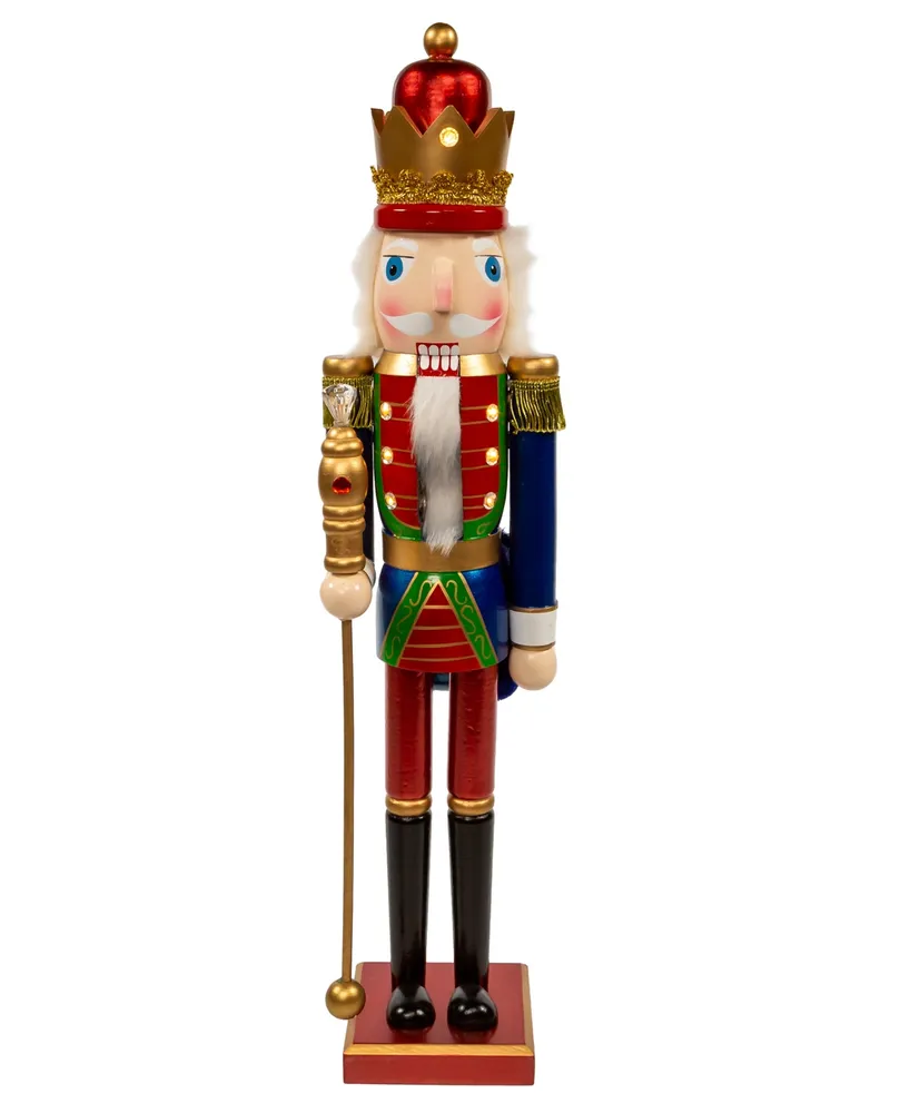 Kurt Adler 24" Battery Operated Lighted King Nutcracker