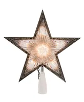 Kurt Adler 10-Light Laser Clear Star Treetop