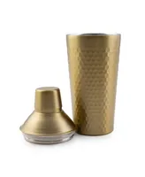 Thirstystone by Cambridge Champagne Gold Faceted Cocktail Shaker