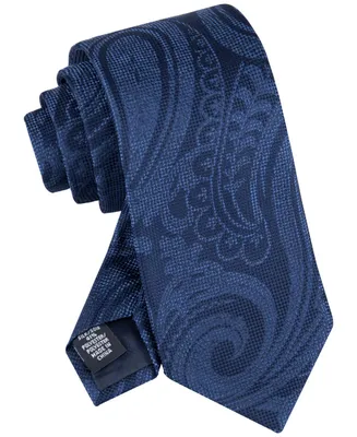 Tommy Hilfiger Men's Textured Exploded Paisley Tie