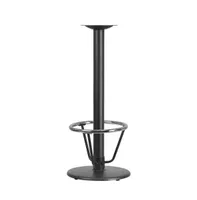 Emma+Oliver 18'' Round Restaurant Table Base With 3'' Dia. Bar Height Column And Foot Ring