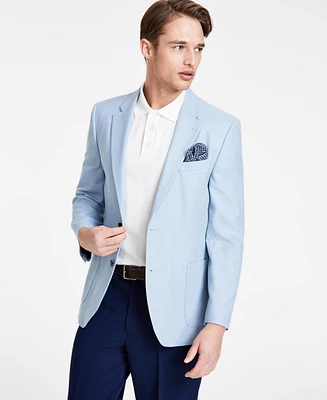 Nautica Men's Modern-Fit Active Stretch Woven Solid Sport Coat