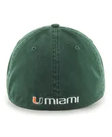 Men's '47 Brand Green Miami Hurricanes Franchise Fitted Hat