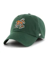 Men's '47 Brand Green Miami Hurricanes Franchise Fitted Hat