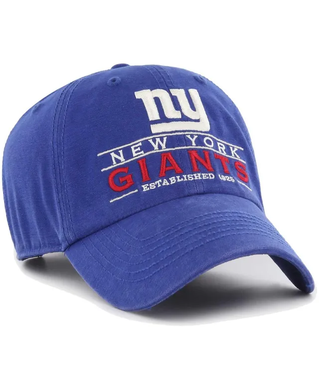 Men's '47 Timber Blue New York Giants Clean Up Adjustable Hat