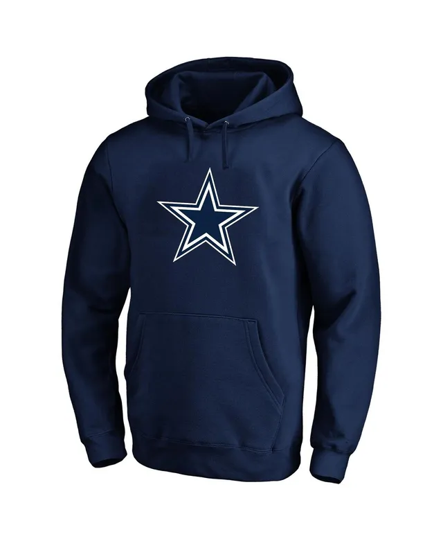 Men's Profile Navy Dallas Cowboys Big & Tall Trench Battle Pullover Hoodie