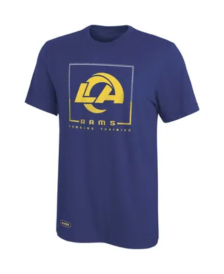 Men's Royal Los Angeles Rams Combine Authentic Clutch T-shirt