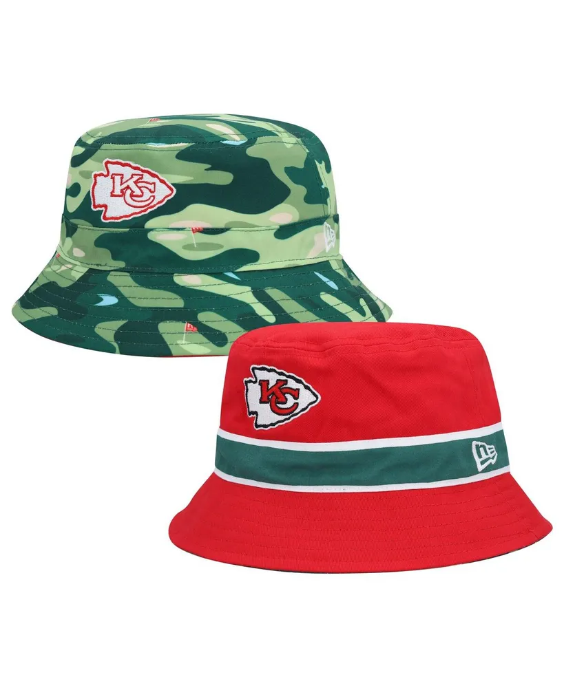 New Era Men's New Era Red, Camo Kansas City Chiefs Reversible Bucket Hat