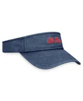 Men's Top of the World Navy Ole Miss Rebels Terry Adjustable Visor