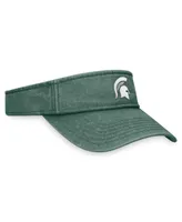 Men's Top of the World Green Michigan State Spartans Terry Adjustable Visor