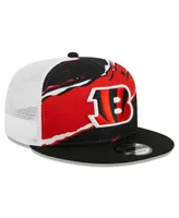 Men's New Era Black Cincinnati Bengals Tear Trucker 9FIFTY Snapback Hat