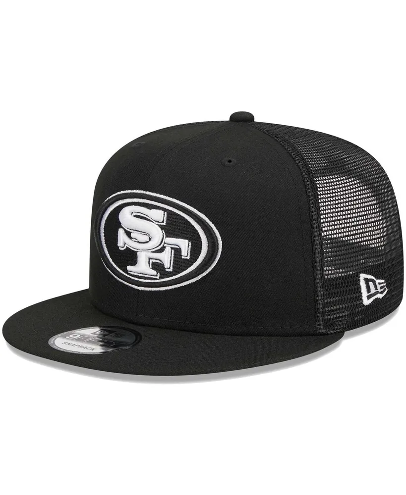 Men's New Era Black San Francisco 49ers Logo Tear 9FIFTY Snapback Hat