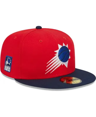 Men's New Era Red, Navy Phoenix Suns 59FIFTY Fitted Hat