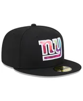 Men's New Era Black York Giants 2023 Nfl Crucial Catch 59FIFTY Fitted Hat