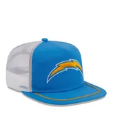 Men's New Era Powder Blue, White Los Angeles Chargers Original Classic Golfer Adjustable Hat