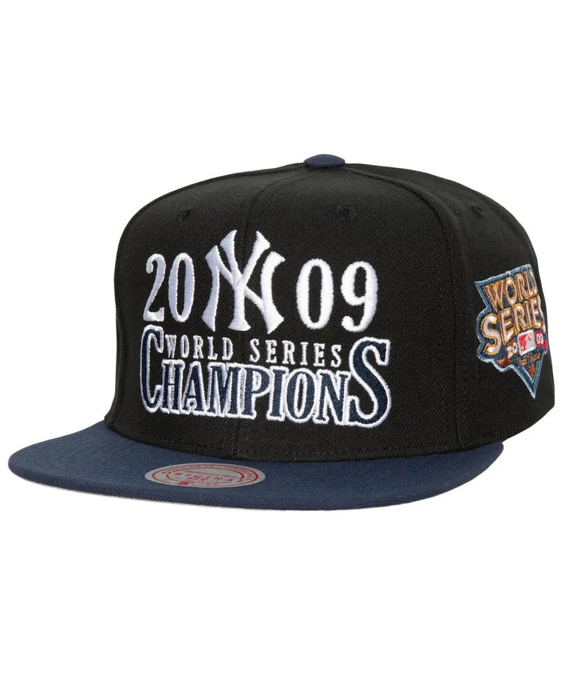 Men's Mitchell & Ness Black New York Yankees World Series Champs Snapback Hat