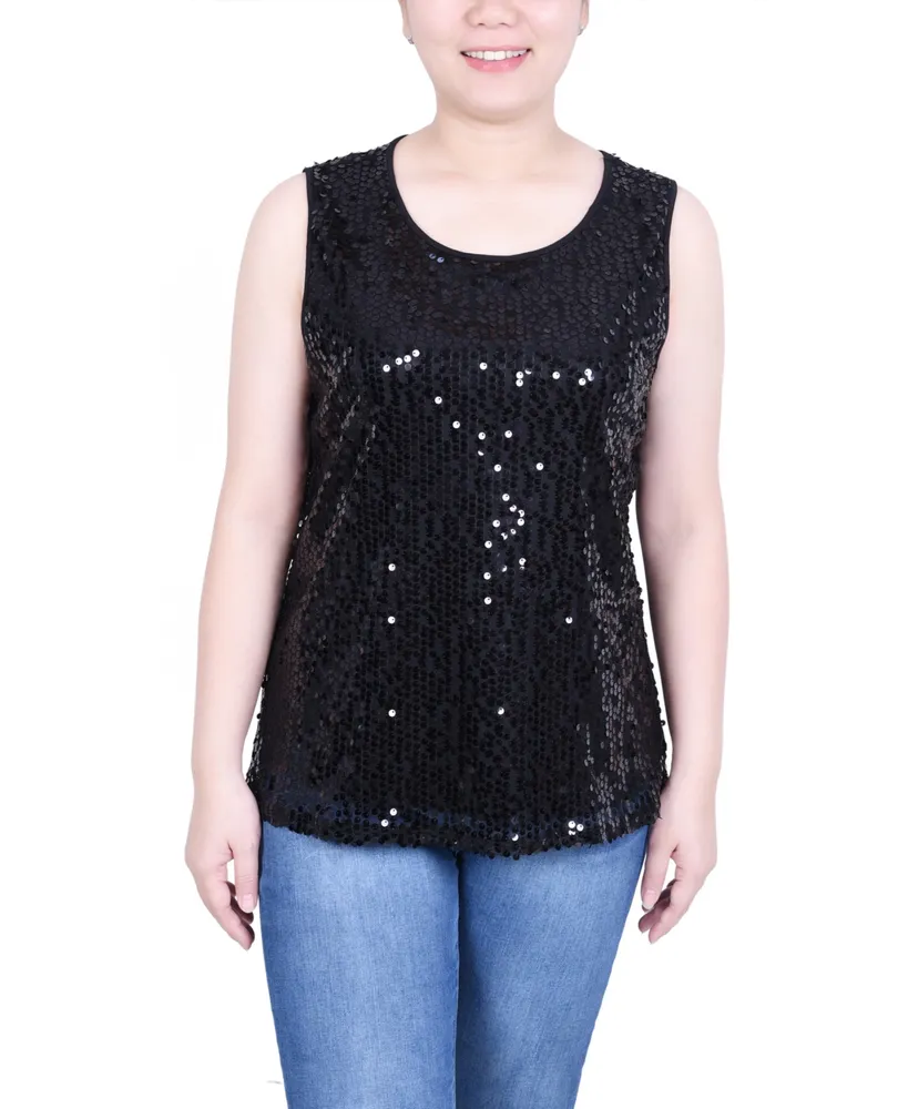 Sequined Tank Top