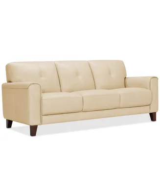 Closeout! Ashlinn 84" Pastel Leather Sofa, Created for Macy's