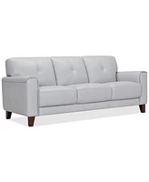 Closeout! Ashlinn 84" Pastel Leather Sofa, Created for Macy's