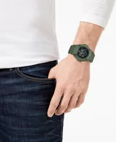 Casio Men's Digital Green Resin Strap Watch 47mm