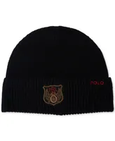 Polo Ralph Lauren Men's Wool Ribbed Patch Beanie