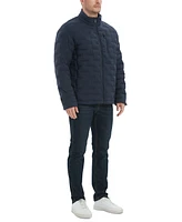 Outdoor United Men's Stretch Seamless Brick Quilted Full-Zip Puffer Jacket