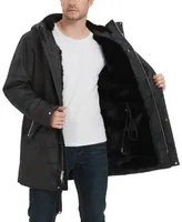 Outdoor United Men's Calvary Twill Faux Fur-Lined Parka