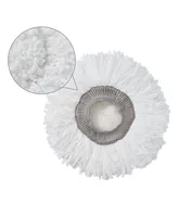 True & Tidy 2-Piece Round Mop Pad Replacement Set for Spray-360 Clean Everywhere Spray Mop Kit