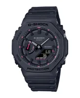 G-Shock Men's Two-Hand Quartz Analog Digital Black Resin Watch, 45.4mm, GA2100P-1A