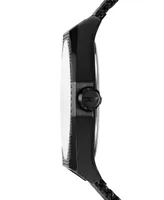 Diesel Men's Scraper Three Hand Black Stainless Steel Watch 43mm