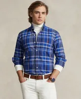 Polo Ralph Lauren Men's Classic-Fit Plaid Oxford Shirt