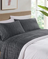Urban Habitat Comfort Cool Jersey Knit Nylon Blend -Piece Sheet Set