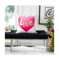 Safavieh Pure Love 16" x 16" Pillow