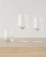 Orrefors Informal Crystal Large Glass 2 Piece Set, 14.5 oz