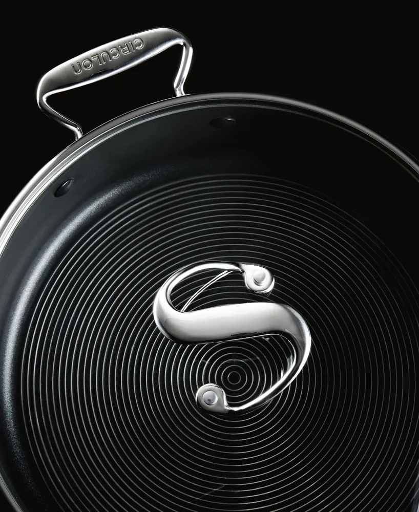 Circulon SteelShield Nonstick Stainless Steel Induction 7.5 Quart Stockpot with Lid