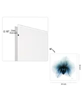 Empire Art Direct "Glacial Orchid" Frameless Free Floating Tempered Glass Panel Graphic Wall Art, 38" x 38" x 0.2"