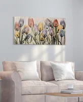 Empire Art Direct "Tulipscape" Fine Radiographic Photography Giclee Printed Directly on Hand Finished Ash Wood Wall Art, 48" x 24" x 1.5" - Multi