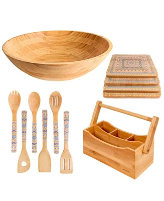 BergHOFF Bamboo 12 Piece Party and Entertaining Set