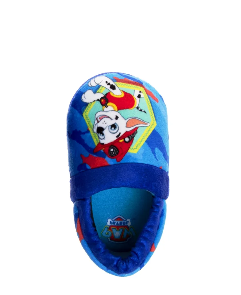 Nickelodeon Toddler Boys Paw Patrol Marshall and Chase Dual Sizes House Slippers