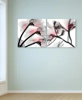 Empire Art Direct Coral Luster 1 2 Frameless Free Floating Tempered Glass Panel Graphic Wall Art, 24" x 24" x 0.2" Each