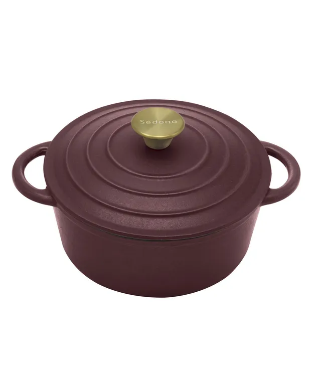 Sedona Enamel Cast Iron 3 Quart Dutch Oven with Lid - Macy's