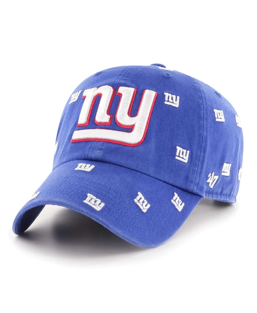 Men's and Women's '47 Brand Royal New York Giants Confetti Clean Up Adjustable Hat