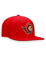 Men's Fanatics Red Ottawa Senators Core Primary Logo Fitted Hat