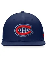 Men's Fanatics Navy Montreal Canadiens Core Primary Logo Fitted Hat