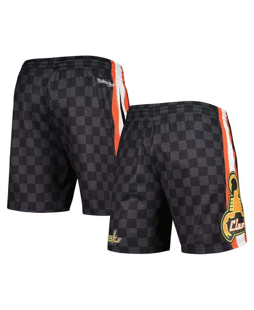 Men's Mitchell & Ness Black San Jose Earthquakes City Mesh Shorts