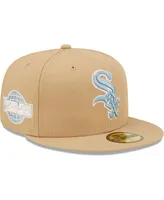 Men's New Era Tan Chicago White Sox 2005 World Series Sky Blue Undervisor 59FIFTY Fitted Hat