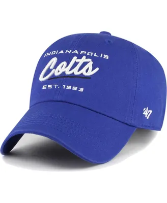 Women's '47 Brand Royal Indianapolis Colts Sidney Clean Up Adjustable Hat