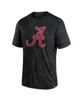 Men's Fanatics Black Alabama Crimson Tide Camo Logo T-shirt